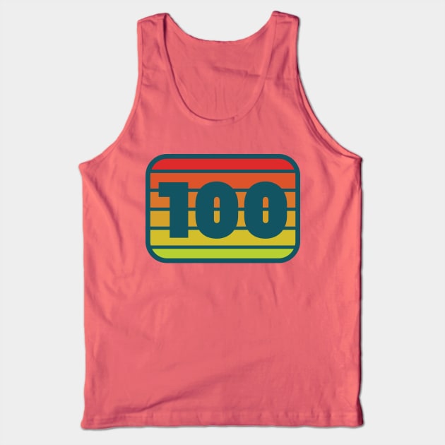 100 Mile Trail and Ultra Running Retro Tank Top by PodDesignShop